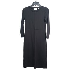 Sonnet James Black Midi Play Dress Size XS